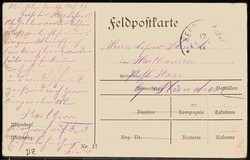 Propagandakarte aus dem I. WK gegen Russland und den Zaren, hier ...