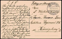 Propagandakarte aus dem I. WK gegen Russland und den Zaren, hier ...