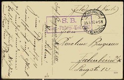 Propagandakarte aus dem I. WK gegen Russland und den Zaren, hier ...