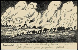 Propagandakarte aus dem I. WK gegen Russland und den Zaren, hier ...