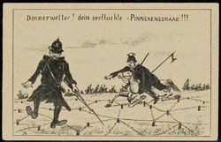 Propagandakarte aus dem I. WK gegen Russland und den Zaren, hier ...