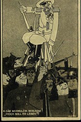 Propagandakarte aus dem I. WK gegen Russland und den Zaren, hier ...