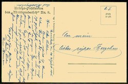 Propagandakarte aus dem I. WK gegen Russland und den Zaren, hier ...