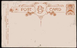 Antideutsche Propaganda-Karte aus der Zeit des ersten WK, ...