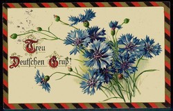 Patriotische Karte aus der Zeit des I. WK, gelaufen, gute Erhaltung.