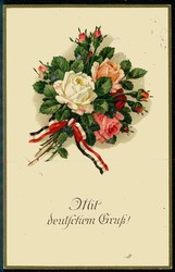 Patriotische Karte aus der Zeit des I. WK, gelaufen, gute Erhaltung.