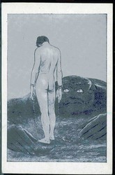 Karikatur-Karte mit bekanntem Motiv, herausgegeben ca. 1920 in Prag ...