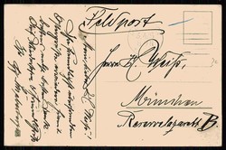 I. WK, patriotische Ostergruß-Karte, als Feldpost gelaufen, gute ...