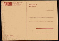 Reklame-Karte für Lsyoform, ein Desinfektionsmittel aus der Zeit des ...