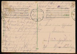 München, Farbkarte 'Residenzwache', als Feldpost 1917 gelaufen, ...