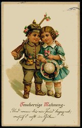 Kinder/Patriotik aus der Zeit des Kaiserreiches/I. WK, hier ...