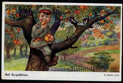 Kinder/Patriotik aus der Zeit des Kaiserreiches/I. WK, hier 'Auf ...