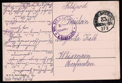 Kinder/Patriotik aus der Zeit des Kaiserreiches/I. WK, hier 'Auf ...