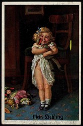 Kinder/Patriotik aus der Zeit des Kaiserreiches/I. WK, hier 'Mein ...