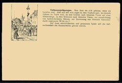 Tierquälerei, ganz seltene Thematik-Karte gegen Volksfeste usw. auf ...