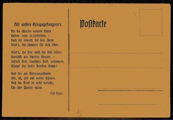 I. WK, Spendenkarte 'Deutsches Hilfswerk für die Kriegs- und ...