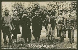 I. WK, Thematik-Karte zum Thema 'Kriegsgefangene/Kriesgefangenschaft' ...