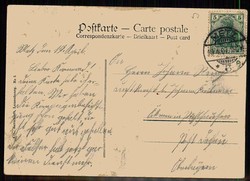 Metz, Fotokarte vom Prinz Friedrich Karl Tor, gelaufen 1901, leichte ...