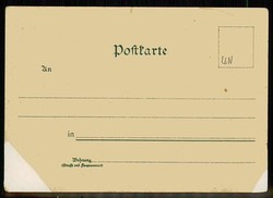Landkarten-Humor aus der Zeit des I. WK, um 1914/15, ungebraucht, rs. ...