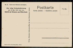 Landkarten-Humor aus der Zeit des I. WK, um 1914/15, ungebraucht, ...