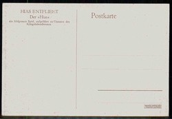 Spendenkarte aus der Zeit des I. WK zu dem Schauspiel 'Der Hias', ...