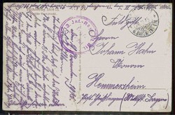 Patriotische Grußkarte aus der Zeit des I. WK, als Feldpost gelaufen ...