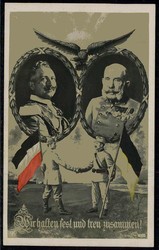 Patriotische Grußkarte aus der Zeit des I. WK, ungebraucht, gute ...