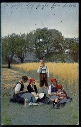 Wohlfahrtskarte herausgegeben vom Invalidendank, gelaufen Mengede im ...