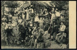 Werdenfelser Bauerntheater aus Partenkirchen, Aufnahme des Ensembles, ...