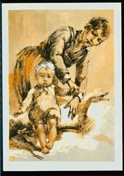 Werbekarte für die 'Grüne Post, die große Sonntagszeitung usw.', ...