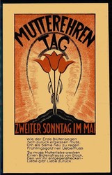 Muttertag-Vorläufer, Karte wohl aus den 1920er Jahren, ungebraucht, ...