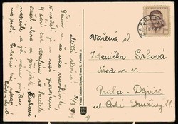 Religiöse Kunst-Karte gelaufen September 1949, in dieser Form ...