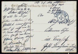 I. WK, Ansichtskarte mit Kriegs- und Schlacht-Motiv, hier 'Eroberung ...