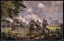 I. WK, Ereignis/Thematik-Karte aus dem Jahr 1914/18, hier ...