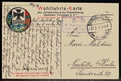 I. WK, Ereignis/Thematik-Karte aus dem Jahr 1914/18, hier 'Der Sieg ...