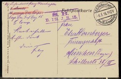 I. WK, Ereignis/Thematik-Karte aus dem Jahr 1914/18, hier ...