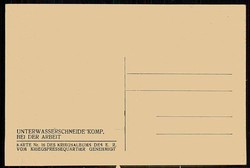 I. WK, Ereignis/Thematik-Karte aus dem Jahr 1914/18, hier 'Taucher ...