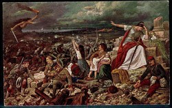 I. WK, Ereignis/Thematik-Karte aus dem Jahr 1914/18, hier 'Europa ...