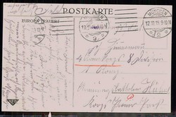 I. WK, Ereignis/Thematik-Karte aus dem Jahr 1914/18, hier 'Europa ...