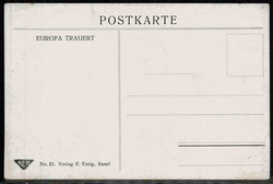 I. WK, Ereignis/Thematik-Karte aus dem Jahr 1914/18, hier 'Europa ...