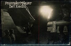 I. WK, Ereignis/Thematik-Karte aus dem Jahr 1914/18, hier 'Feuernder ...