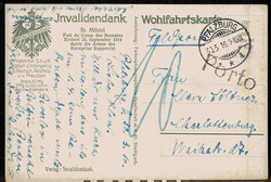 I. WK, Ereignis/Thematik-Karte aus der Zeit 1914 bis 1918, hier 'St. ...