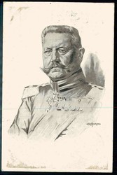 Gedenk-/Erinnerungskarte an den Generalfeldmarschall Paul von ...