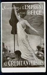 Belgien, Propagandakarte um 1900, ungebraucht, gute Erhaltung.