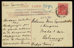 Grossbritannien, Werbekarte für Esperanto, gute Kunst-Karte, ...