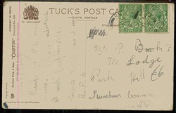 Großbritannien, Propagandakarte bezüglich der Bekleidung im Krieg ...