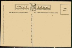 Großbritannien, Karte mit der Kriegsproklamation Englands vom ...