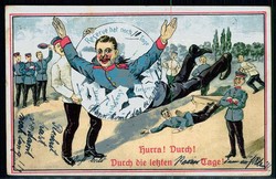 Kaiserreich, Soldatenausbildung - 'Reserve hat Ruh', Farbkarte, als ...