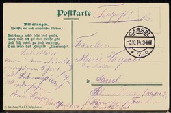 Kaiserreich, Soldatenausbildung - 'Reserve hat Ruh', Farbkarte, als ...