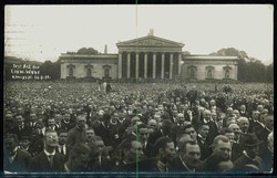 1920, Foto-Erinnerungskarte zum Festakt der Einweihung der ...